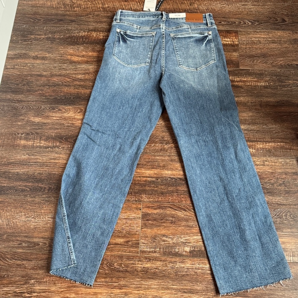 Judy Blue Women's Straight Leg Jeans - Blue - Picture 8 of 8